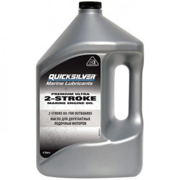 Масло Quicksilver 2-stroke Premium Ultra TCW3 4л 92-8M0170005 в Брянске